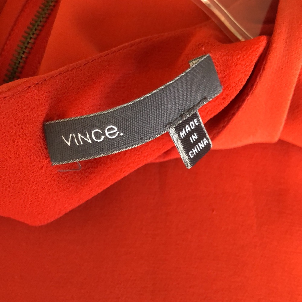 Vince Sleeveless Orange Dress - Picture 6 of 10